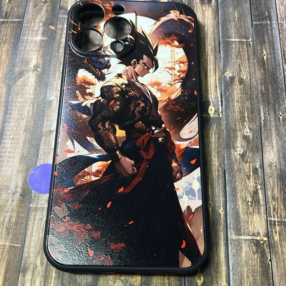 5for$10 Dragon Ball Z Silicone IPhone 13 Pro Max Gohan Dragon Kimono Phone Case